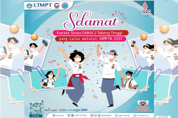 SMK N 2 Tebing TinggiDaftar Siswa Lulus SNMPTN, SNMPN dan PMP 2022